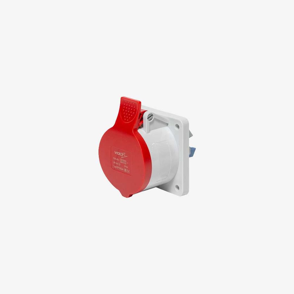 Изображение товара Розетка встраиваемая панельная 16 A, 380-415 В, 3P+N+E, quick connect, IP44 Voltz SP156Q44 Изображение товара Розетка встраиваемая панельная 16 A, 380-415 В, 3P+N+E, quick connect, IP44 Voltz SP156Q44