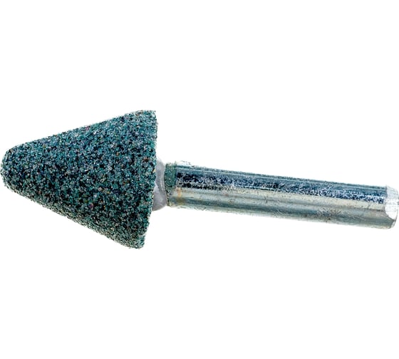 Изображение товара Головка абразивная с хвостовиком KW(ГКЗ) 16x16x6 мм, 63С, F60(25Н), O(СТ1) CNIC 50726