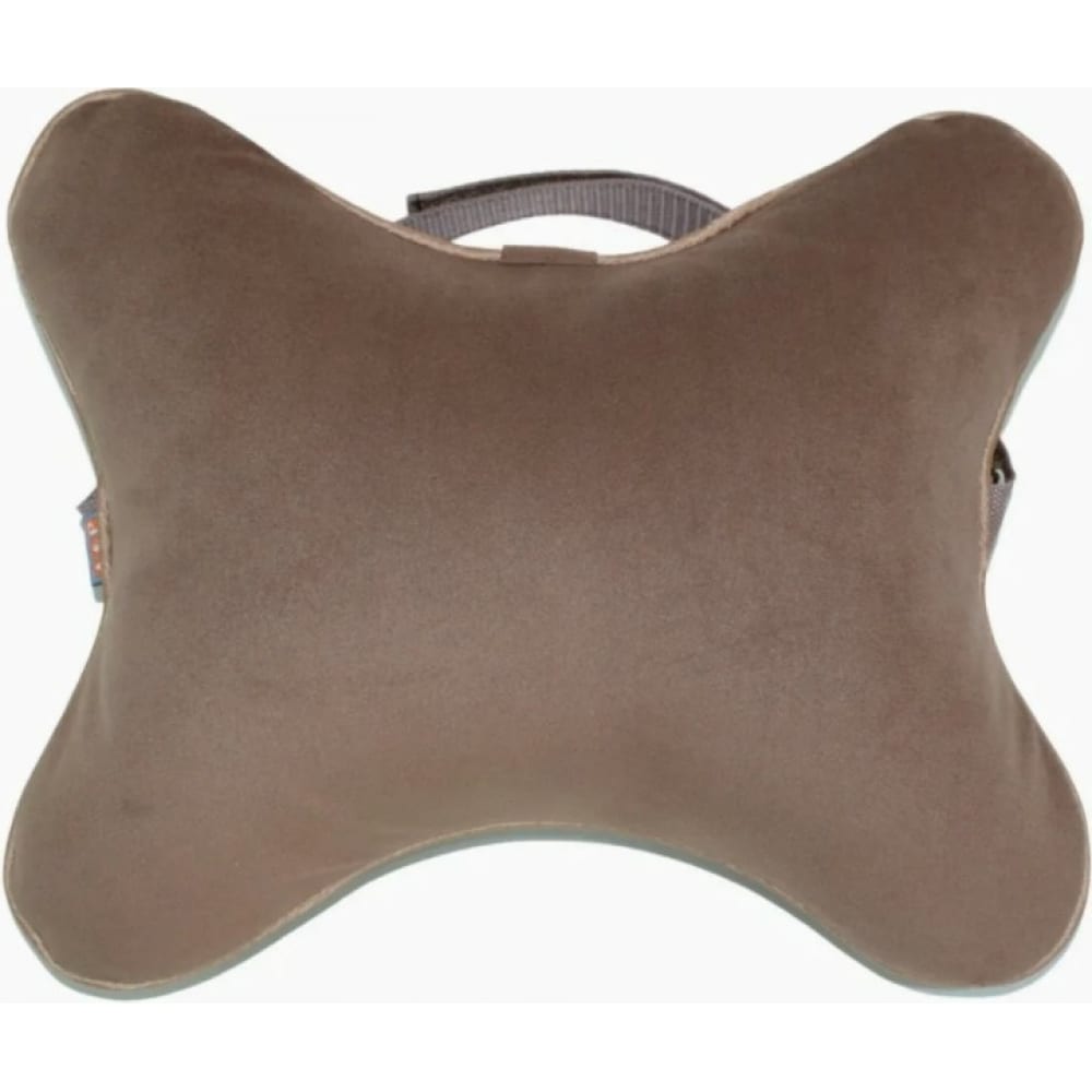 Автомобильная подушка-косточка под шею A&P подушка автомобильная подарочная косточка на подголовник для тебя велюр бирюзовый 16х24 см