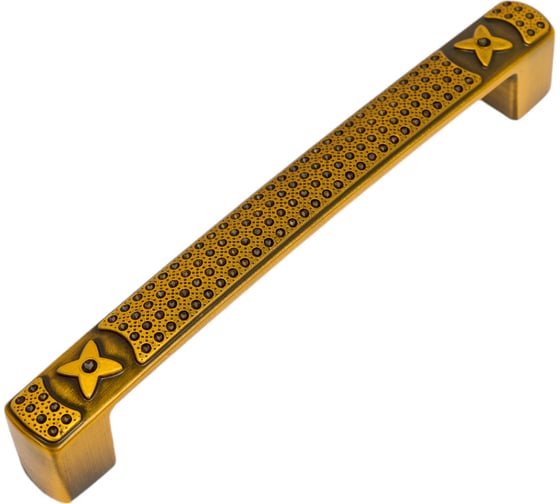 Изображение товара Мебельная ручка-скоба SOLLER 873-128 античная латунь Ж1406