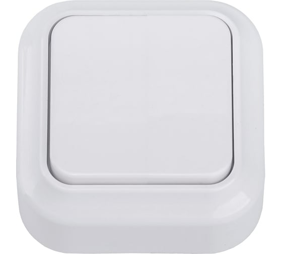 Изображение товара Выключатель Bylectrica 1-клавишная, скрытая установка 6А, серия ВАРИАНТ, белый, А16-2111