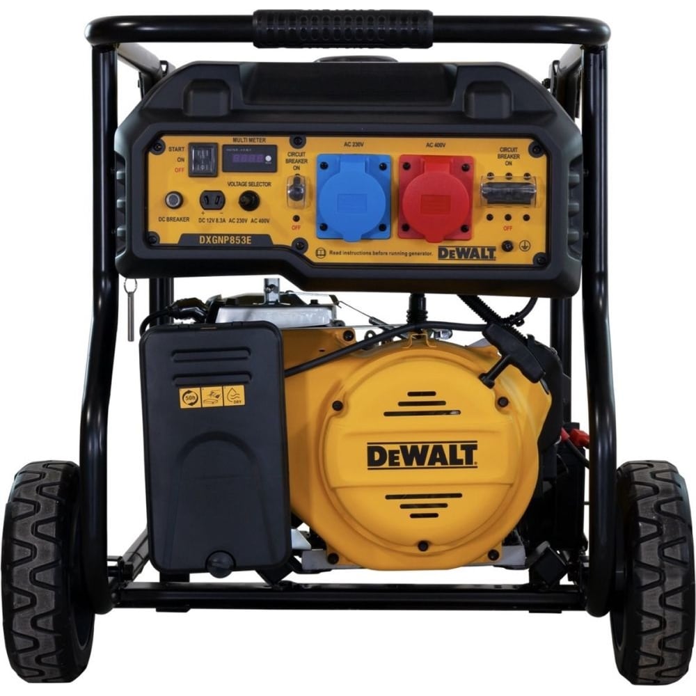 Изображение товара Профессиональный бензиновый инверторный генератор DEWALT 8 кВт DXGNP853E Изображение товара Профессиональный бензиновый инверторный генератор DEWALT 8 кВт DXGNP853E