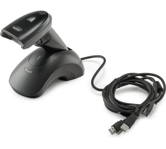 Изображение товара Сканер штрихкода MERTECH CL-2210 BLE Dongle P2D USB black с Cradle 4852
