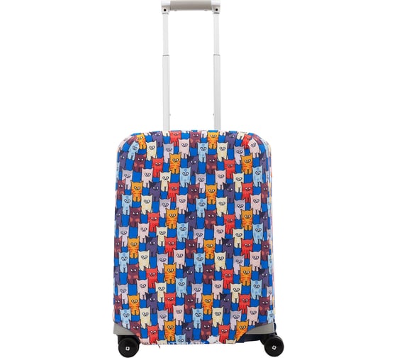 Изображение товара Чехол для чемодана ROUTEMARK Catstrophe Шкодастрофа SP500 размер S Шкода500-S