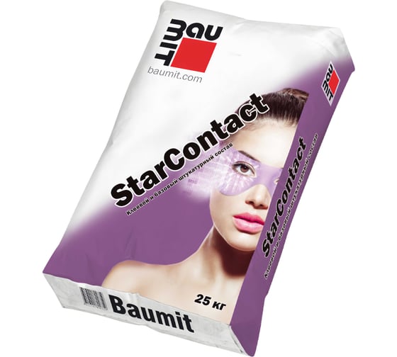 Изображение товара Клеевой и базовый штукатурный состав Baumit StarContact, 25 кг 25 кг (1005)