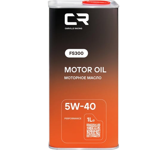 Изображение товара Масло моторное CARVILLE RACING FS300 5W-40 Performance 1L L1D00154