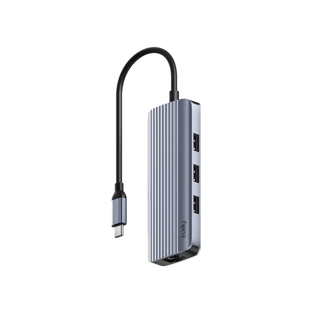 Изображение товара Концентратор Cudy UH606 USB-C 6 в 1 с HDMI 4K и 3 USB 3.0 портами Изображение товара Концентратор Cudy UH606 USB-C 6 в 1 с HDMI 4K и 3 USB 3.0 портами