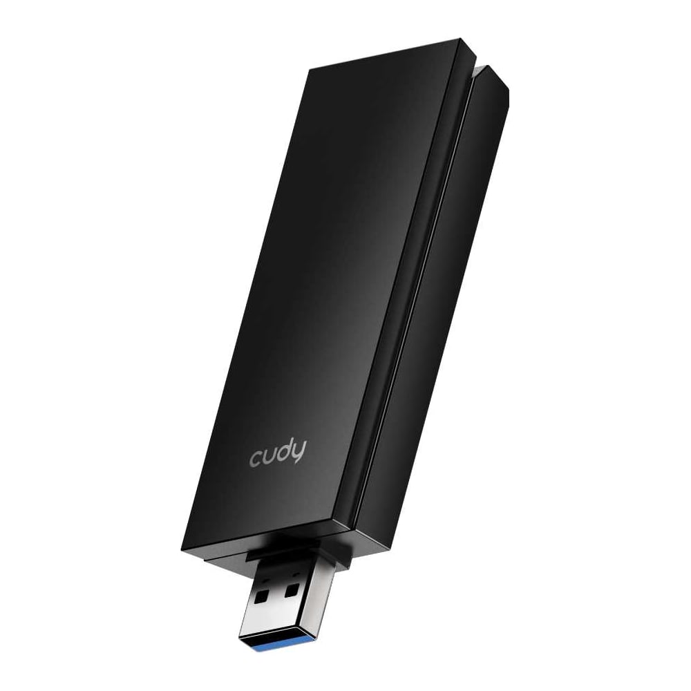 Изображение товара USB-адаптер Cudy WU6500 1.0 Wi-Fi 7 BE6500 с высоким коэффициентом усиления, 2,4/5/6 ГГц, до 6452 Мбит/с, USB 3.0 10000152848