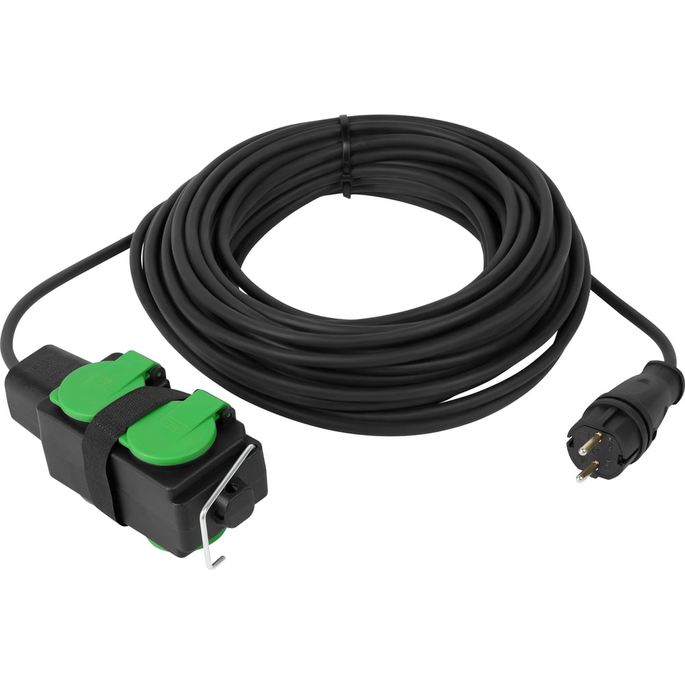 Изображение товара Удлинитель силовой ЭРА GREEN LINE UDL-KG-2x2,5m-20m-IP44 с крышками 4 розетки 20м КГ 2x2.5мм2 IP44 Б0072577 Изображение товара Удлинитель силовой ЭРА GREEN LINE UDL-KG-2x2,5m-20m-IP44 с крышками 4 розетки 20м КГ 2x2.5мм2 IP44 Б0072577