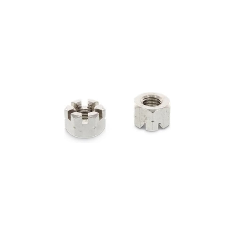 Изображение товара Гайка корончатая ЦКИ Глобал DIN935 М20 8 ц SW 30 2шт 6402407 Изображение товара Гайка корончатая ЦКИ Глобал DIN935 М20 8 ц SW 30 2шт 6402407