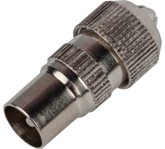 Изображение товара Разъем TV ЭРА RTV03 штекер, без пайки, металл, тип орех Б0048304