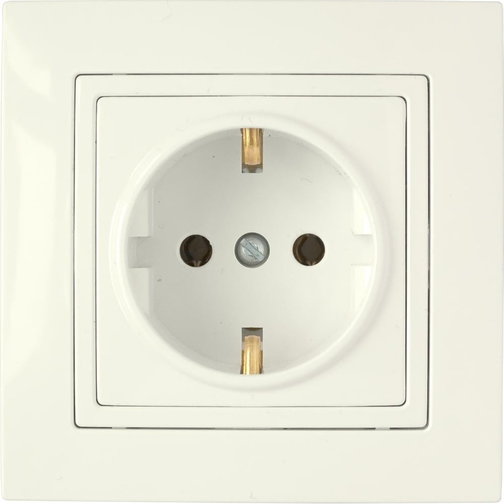 Изображение товара Розетка Bylectrica 1-местная серия УЮТ скрытая установка бежевый