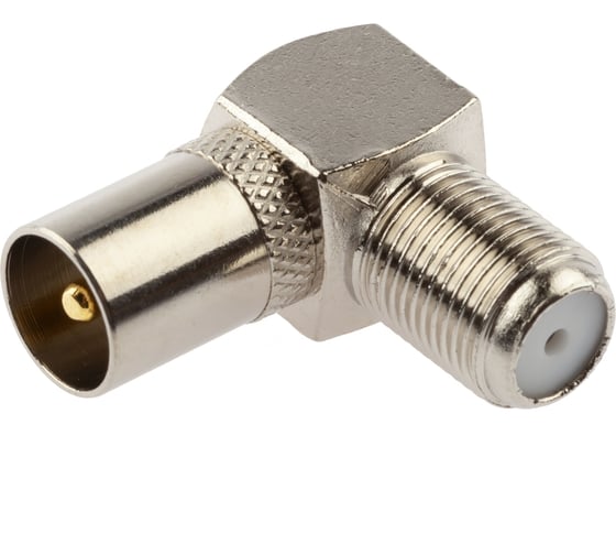 Изображение товара Угловой переходник ЭРА гнездо F - штекер TV, simple RSA041 Б0048298