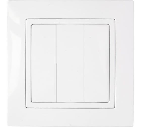 Изображение товара Выключатель Bylectrica 3-клавишная, скрытая установка 10А, серия УЮТ, белый С0510-862