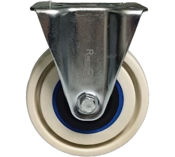 Изображение товара Колесо промышленное Rmeist R-meister IMS 125 HKP1 F62 blue Sandwich Сэндвич, неповоротное, 125 мм, крепежная панель P62-105x85 мм, 1 шт. INFA00000014ВИ
