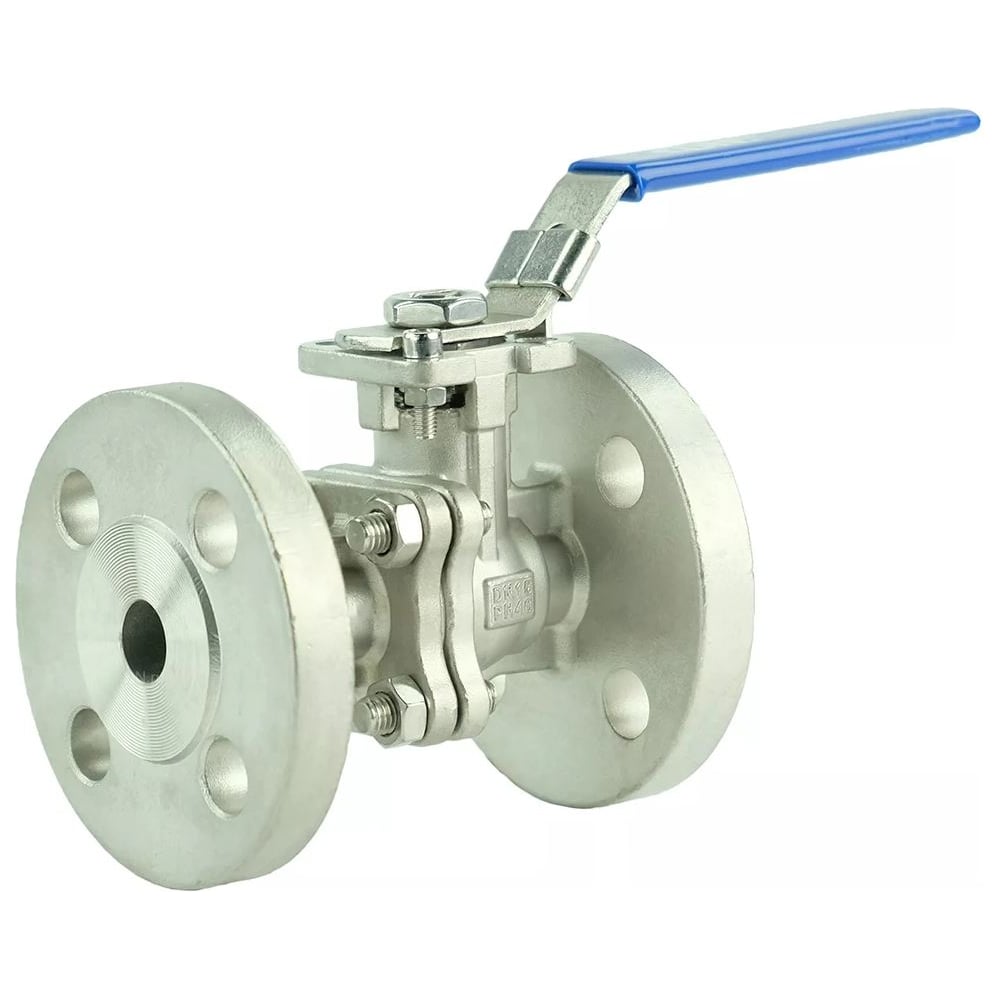 Кран шаровой DN.ru 316-316-PTFE-FP-F-ISO-H Ду100 Ру16 ZGY фланцевый с ISO-фланцем и рукояткой D160-80233