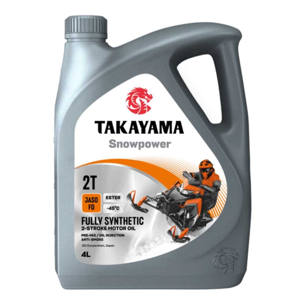 Масло TAKAYAMA Snowpower 2T TC FD 4л 605629