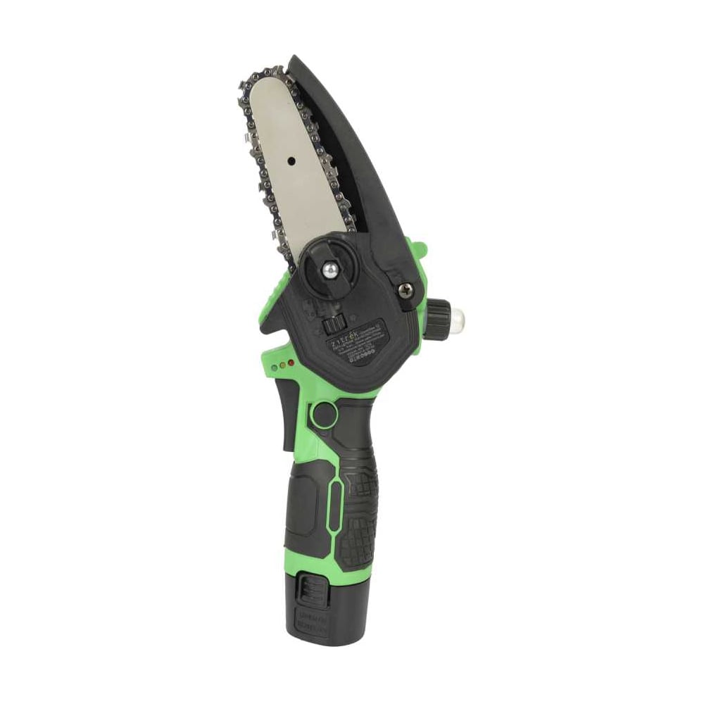 Изображение товара Аккумуляторная пила цепная Zitrek GreenSaw 12 В, 10 см шина, 2 аккумулятора Изображение товара Аккумуляторная пила цепная Zitrek GreenSaw 12 В, 10 см шина, 2 аккумулятора