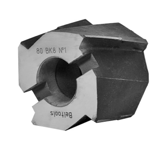 Изображение товара Зенкер насадной Beltools 80 ВК8 №1 L=65мм dпос=32мм ГОСТ 3231-71 ri.353.330