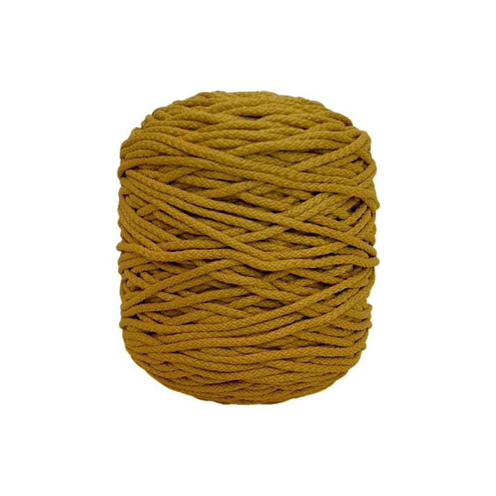 Изображение товара Полиэфирный шнур ЭБИС 5 мм 200 м желтый для рукоделия