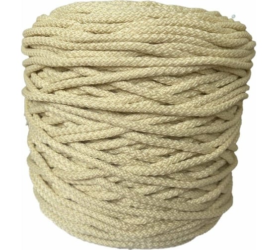 Изображение товара Полиэфирный шнур ЭБИС 5 мм 200 м слоновая кость № 29 75376