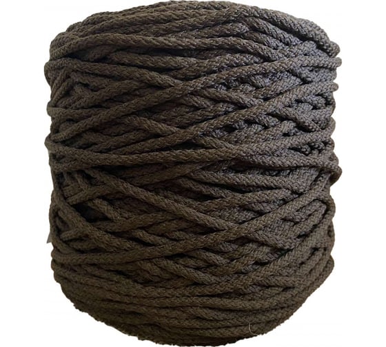 Изображение товара Полиэфирный шнур ЭБИС 5 мм 200 м темно-коричневый № 280 75406