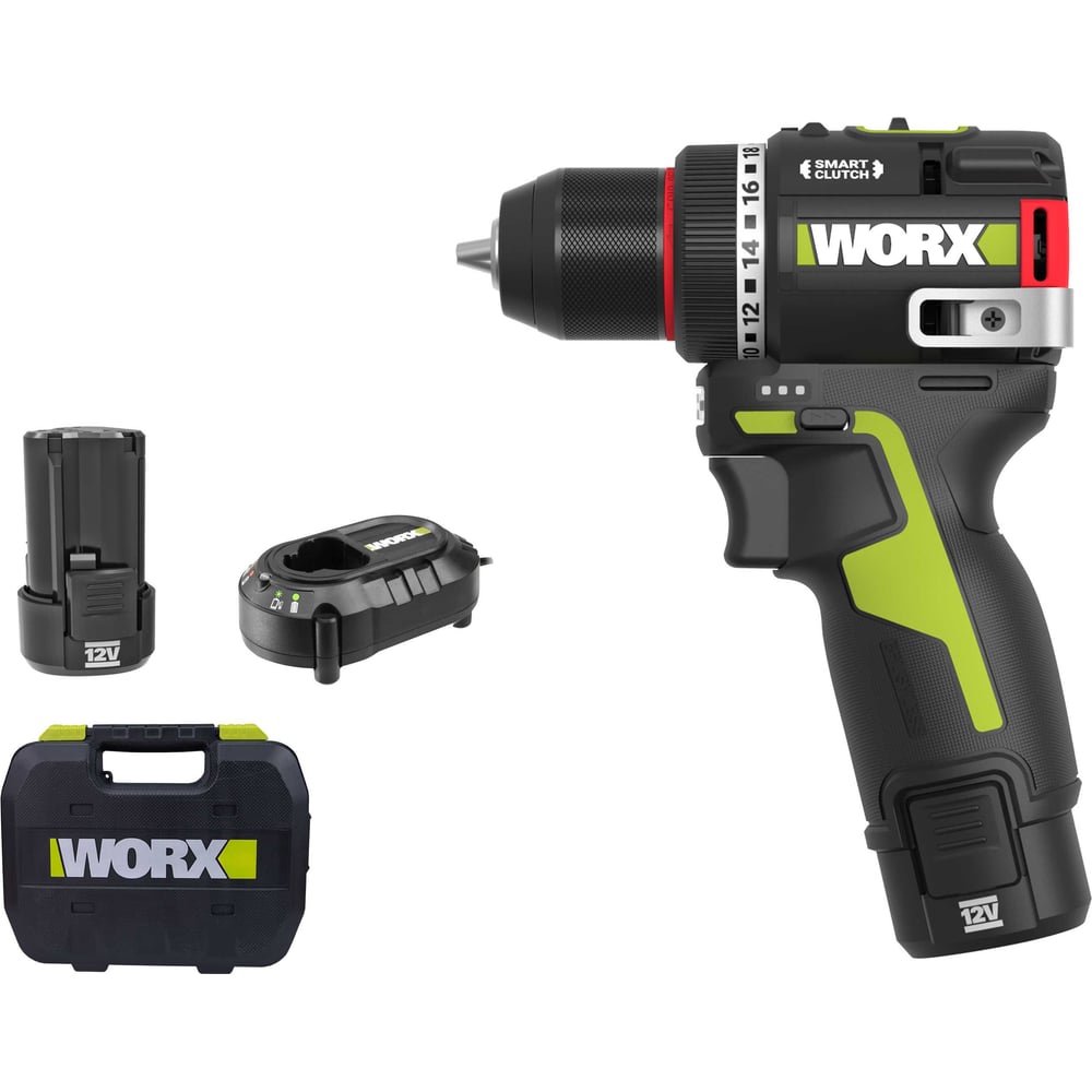 Изображение товара Аккумуляторная дрель-шуруповерт WORX Professional WU135