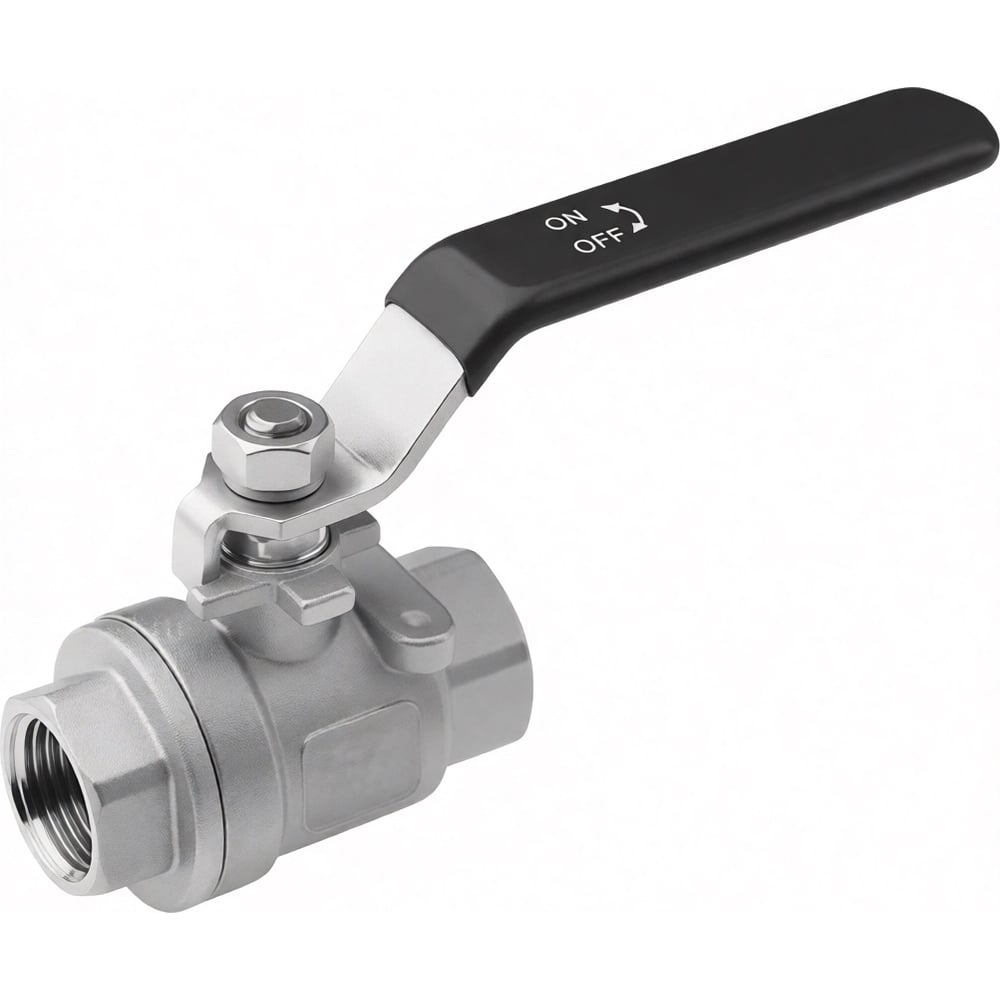 Изображение товара Кран шаровой DN.ru 316-316-PTFE-FP-T-H Ду8 Ру63 ZGY двухходовой, ВР ручка-рычаг D160-80234 Изображение товара Кран шаровой DN.ru 316-316-PTFE-FP-T-H Ду8 Ру63 ZGY двухходовой, ВР ручка-рычаг D160-80234