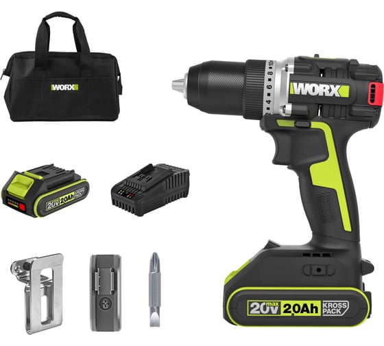 Изображение товара Аккумуляторная дрель-шуруповерт WORX Professional WU182X