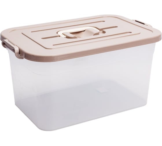 Изображение товара Контейнер для хранения Полимербыт 415х270х220, 15 л 63200811