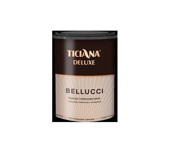 Изображение товара Краска глубокоматовая с высокой стойкостью к истиранию TICIANA DELUXE База А (4.5 л) 4300016767