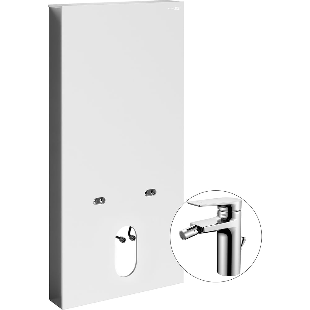 Изображение товара Комплект для биде WasserKraft Naab 86BDT.050.WH.SQ3206, сталь и стекло Изображение товара Комплект для биде WasserKraft Naab 86BDT.050.WH.SQ3206, сталь и стекло
