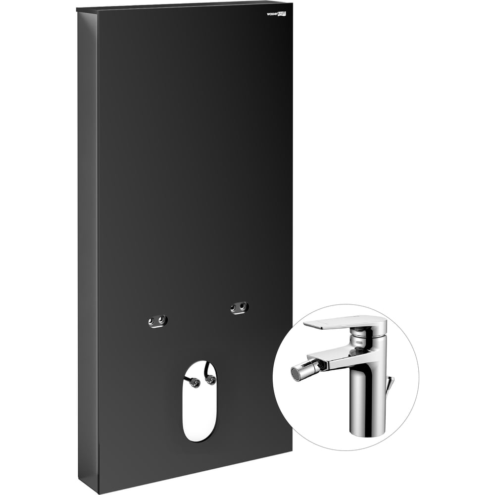 Изображение товара Комплект для биде WasserKraft Naab 86BDT.050.BL с горизонтальным подключением Изображение товара Комплект для биде WasserKraft Naab 86BDT.050.BL с горизонтальным подключением