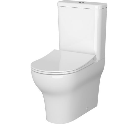 Изображение товара Пристенный унитаз Vitra Zentrum 60 см с тонким сиденьем с микролифтом и встроенным смесителем 9012B003-7226