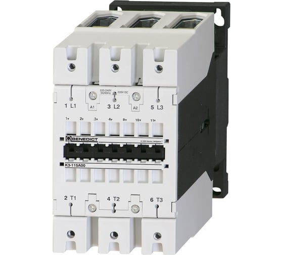 Изображение товара Трехполюсный контактор Benedict K3-115A00 230 PN38799