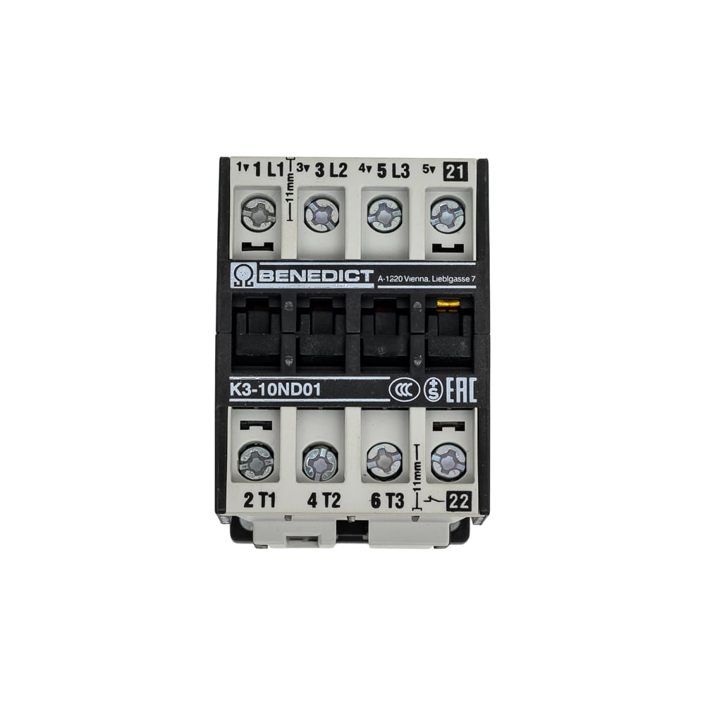 Изображение товара Трехполюсный контактор Benedict K3-10ND01 230 PN75620