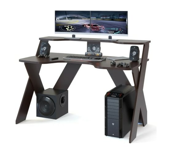 Изображение товара Компьютерный стол СОКОЛ венге КСТ-118 КСТ118В5