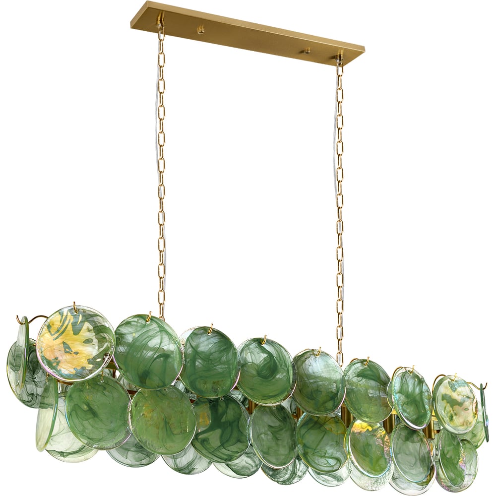 Изображение товара Подвесная люстра LOFT IT Lolly 10492/1200R Green с цветными плафонами Изображение товара Подвесная люстра LOFT IT Lolly 10492/1200R Green с цветными плафонами