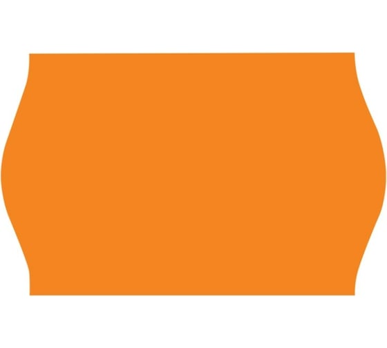 Изображение товара Этикет-лента BRAUBERG 26х12 мм, оранжевая, комплект 5 рулонов по 800 шт. 123578