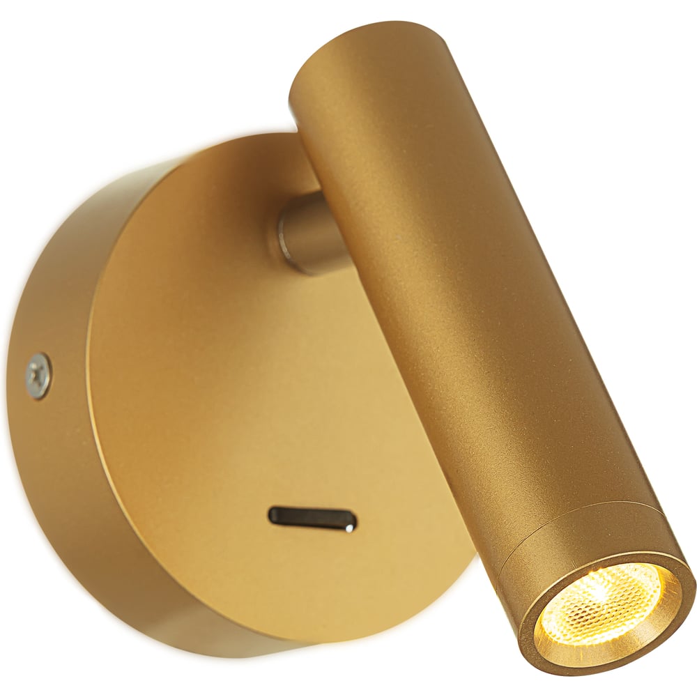 Светильник настеный Citilux DEKART LED с выключателем Золото CL704102