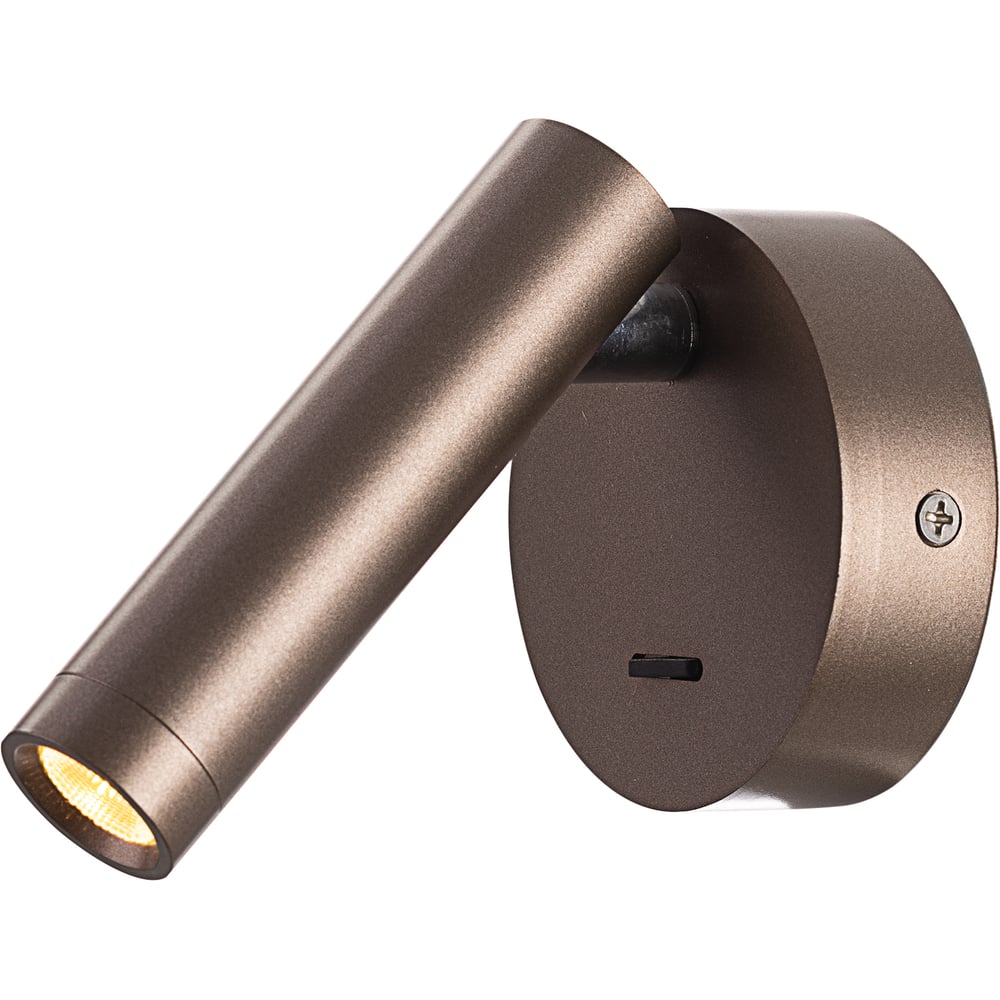 Светильник настеный Citilux DEKART LED с выключателем Коричневый CL704103