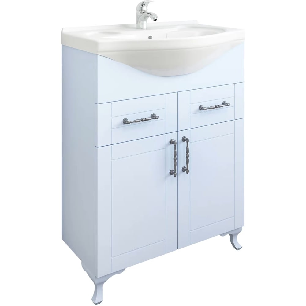 Изображение товара Тумба Sanflor Глория NEW 65 серая под раковину