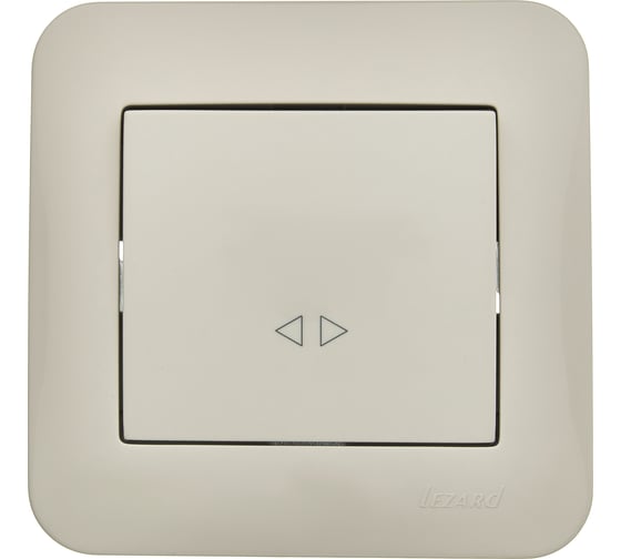 Изображение товара Выключатель промежуточный Lezard ASTI крем 7081-0303-107