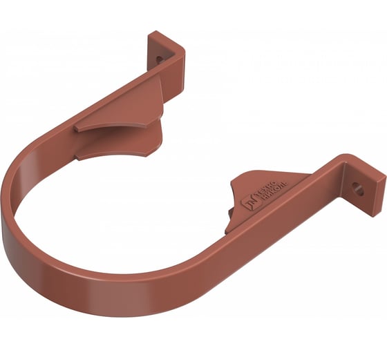 Изображение товара Хомут трубы Технониколь (ПВХ; красный; 1 шт) TN425862