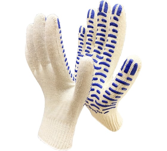 Изображение товара Рабочие перчатки Master-Pro® АКТИВ-ВОЛНА, 100 пар, 10 класс вязки 2310-AV-100-PVC