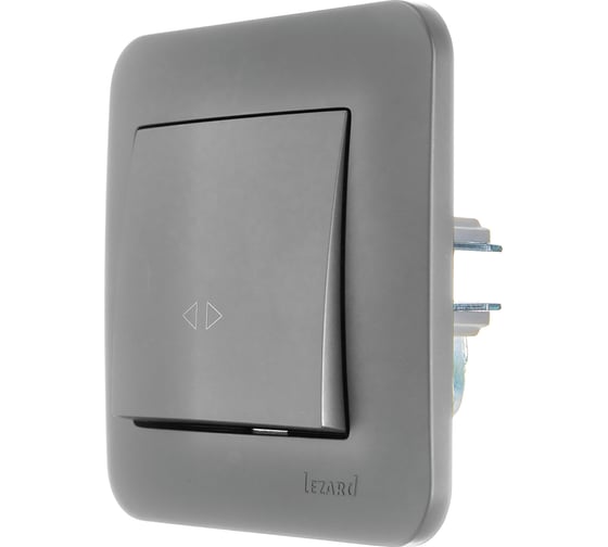 Изображение товара Выключатель промежуточный Lezard ASTI платина 7081-3535-107