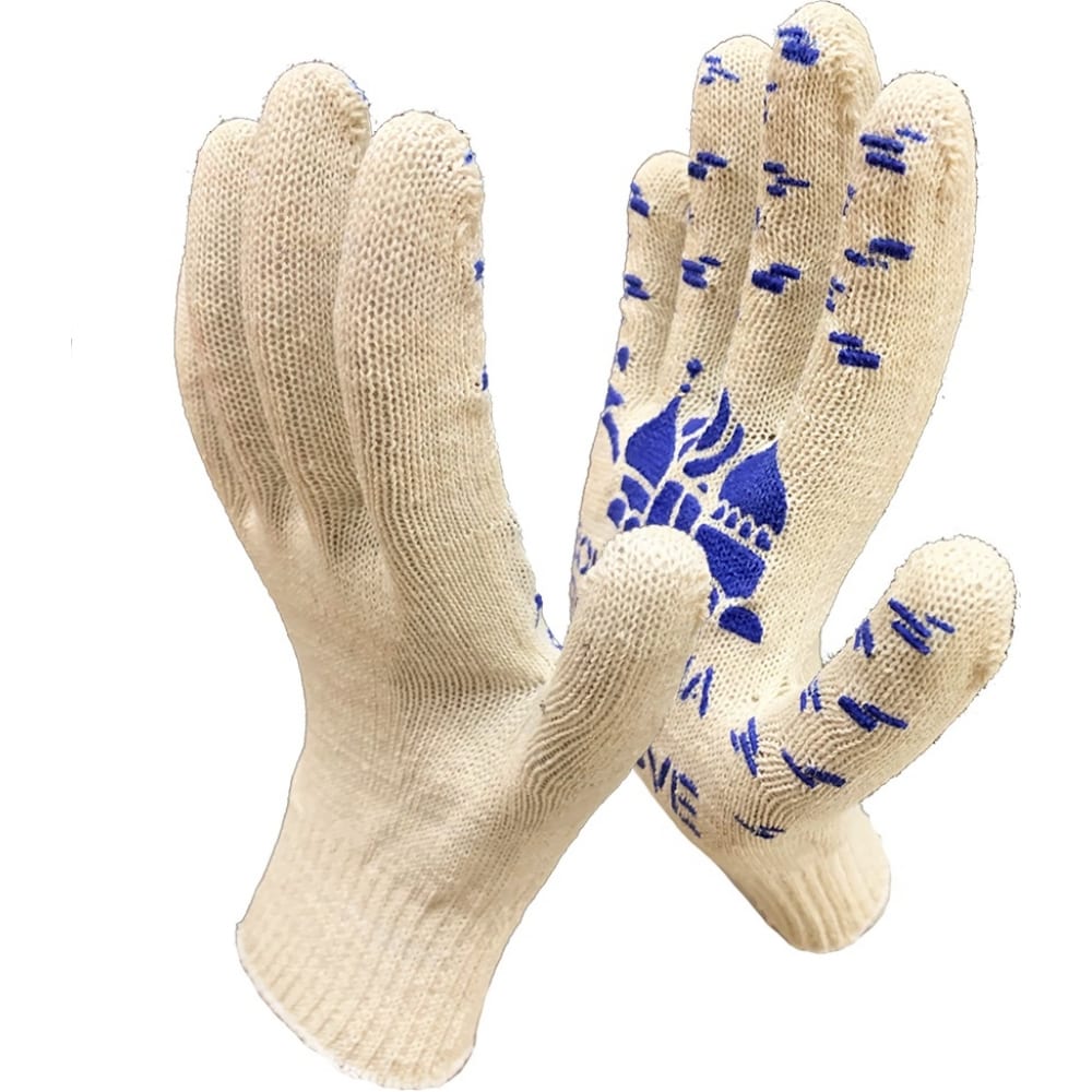 Рабочие перчатки Master-Pro®, размер S-M, цвет белый