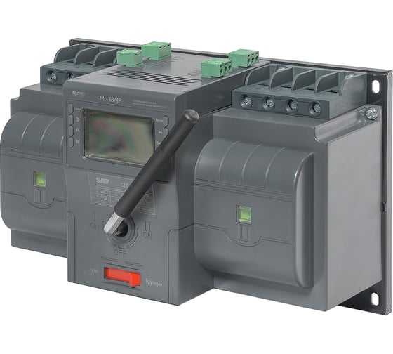 Изображение товара Блок автоматического ввода резерва SAV ТСС CM-63/4P/Automated transfer switch 032942