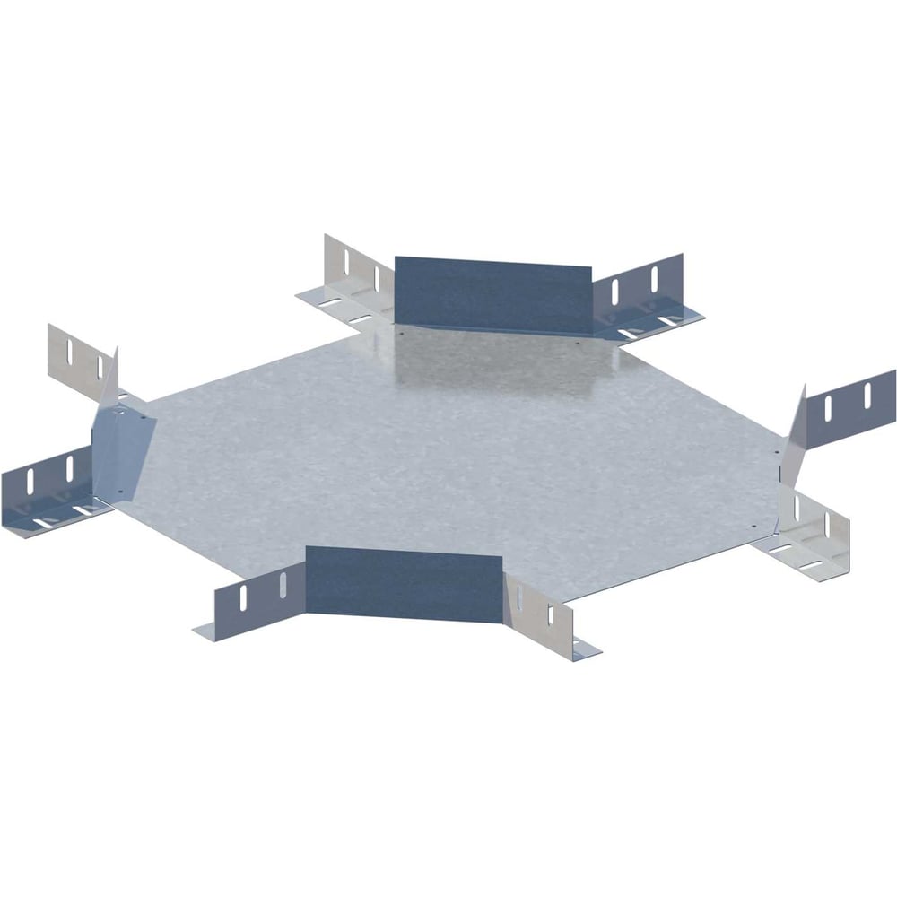 Лоток монтажный угловой крестообразный горизонтальный ОАО «СОЭМИ» ЛУКГ.300.80.751.1.4 Н0124390525