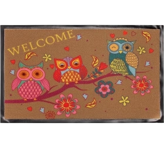Изображение товара Интерьерный коврик ComeForte PHOTOPRINT ВЕСЕЛЫЕ СОВЫ 40x60 см PET023/1
